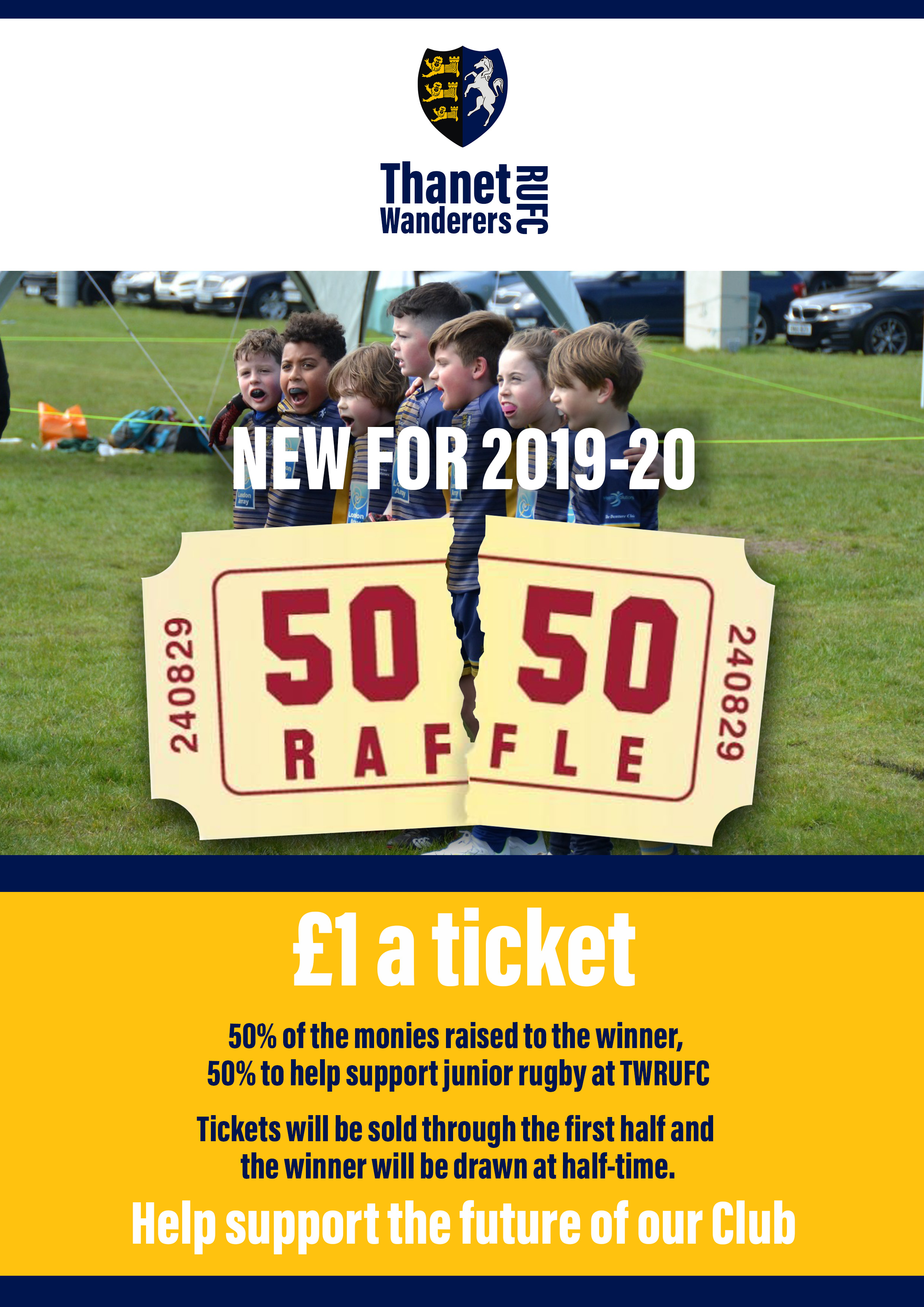 Image for the Buy a raffle ticket. Support the juniors news article